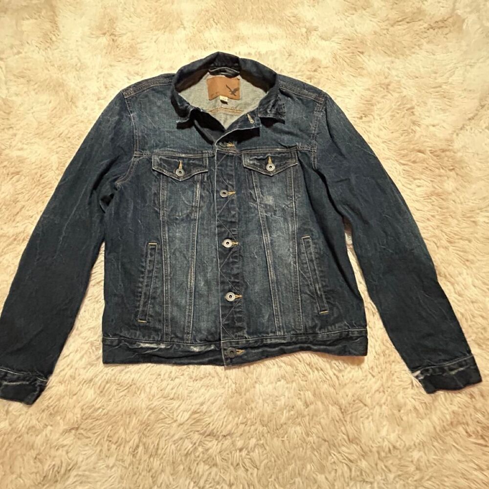 American-eagle Women's Blue and Navy Jacket